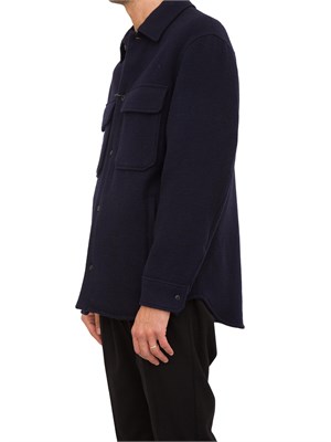 GIACCA CAMICIA EMPORIO ARMANI BLU in UOMO