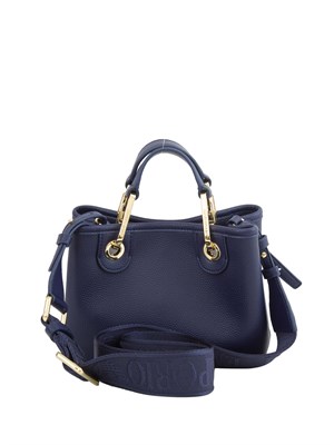 BORSA A SPALLA EMPORIO ARMANI BLU in DONNA