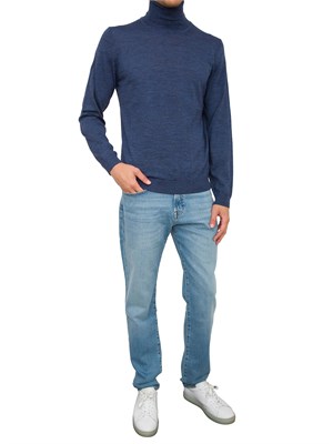 MAGLIA BOSS BLU in UOMO