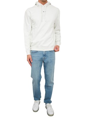 FELPA BOSS BIANCO in UOMO