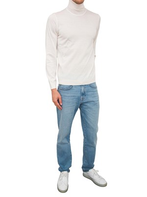 MAGLIA BOSS BIANCO in UOMO