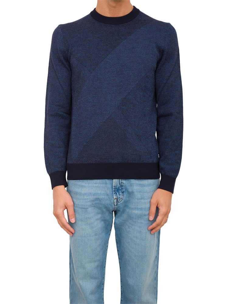 MAGLIA BOSS BLU