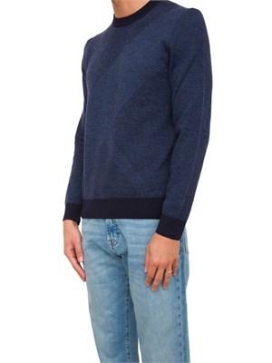 MAGLIA BOSS BLU in UOMO