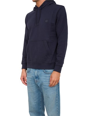 FELPA BOSS BLU in UOMO
