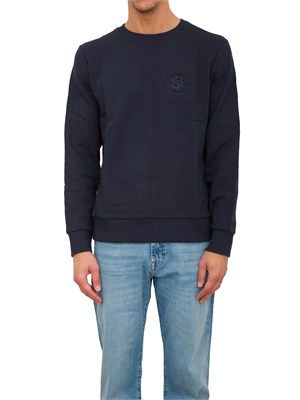 FELPA BOSS BLU in UOMO