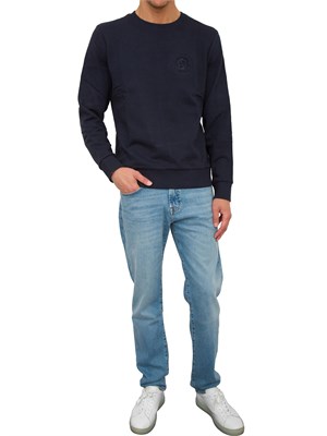 FELPA BOSS BLU in UOMO