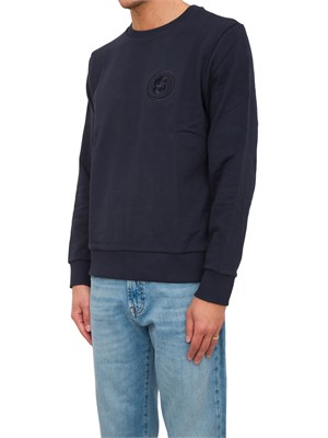 FELPA BOSS BLU in UOMO