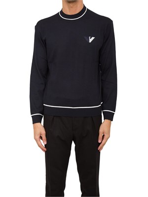 MAGLIA EMPORIO ARMANI BLU in UOMO