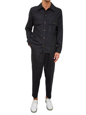 GIACCA CAMICIA JACOB COHEN NERO in UOMO