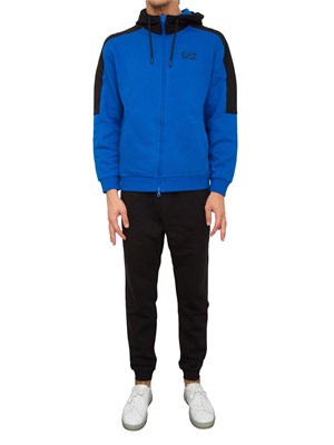TUTA SPORTIVA EA7 EMPORIO ARMANI BLU in UOMO
