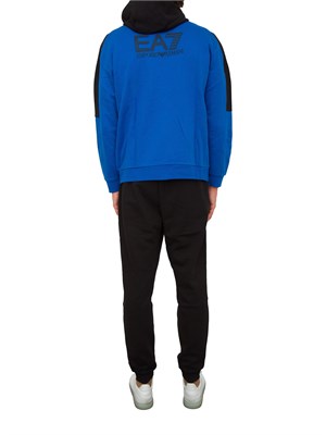TUTA SPORTIVA EA7 EMPORIO ARMANI BLU in UOMO