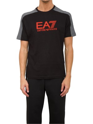 T-SHIRT EA7 EMPORIO ARMANI NERO in UOMO
