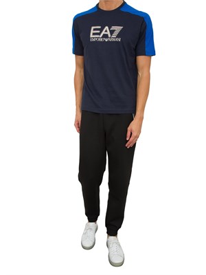 T-SHIRT EA7 EMPORIO ARMANI BLU in UOMO
