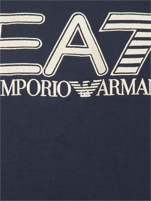 T-SHIRT EA7 EMPORIO ARMANI BLU in UOMO