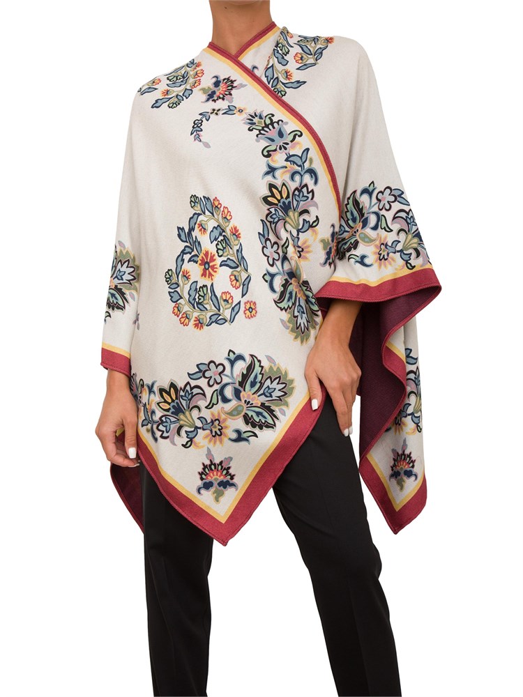 PONCHO ETRO BIANCO