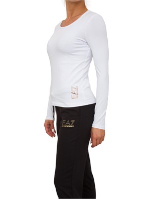 T-SHIRT EA7 EMPORIO ARMANI BIANCO in DONNA