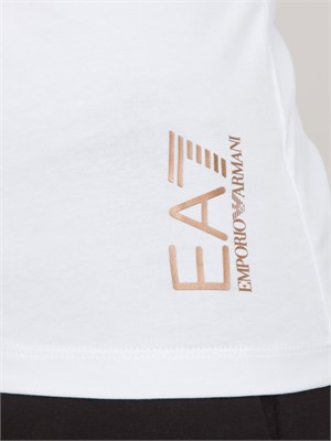 T-SHIRT EA7 EMPORIO ARMANI BIANCO in DONNA