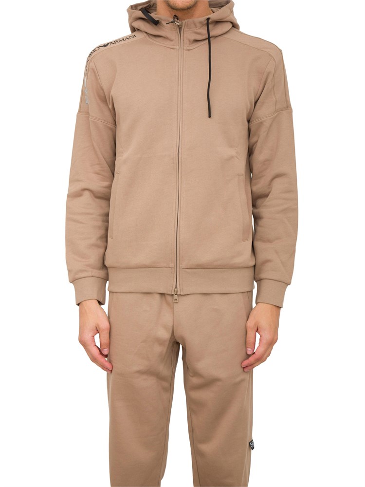 FELPA EA7 EMPORIO ARMANI BEIGE