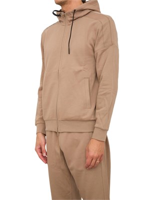 FELPA EA7 EMPORIO ARMANI BEIGE in UOMO