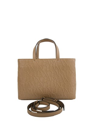 BORSA A SPALLA ARMANI EXCHANGE BEIGE in DONNA