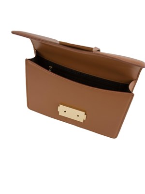 BORSA A SPALLA ARMANI EXCHANGE CUOIO in DONNA