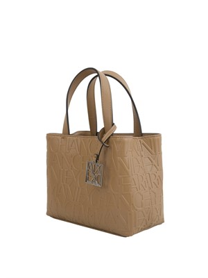 BORSA A SPALLA ARMANI EXCHANGE BEIGE in DONNA