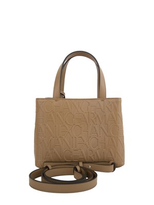 BORSA A SPALLA ARMANI EXCHANGE BEIGE in DONNA