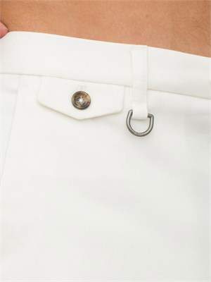 PANTALONE CASUAL PAOLO PECORA BIANCO in UOMO