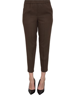PANTALONE CASUAL PESERICO MARRONE in DONNA