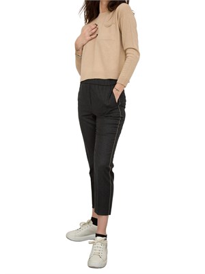 PANTALONE CASUAL PESERICO GRIGIO in DONNA
