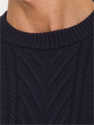 MAGLIA PAOLO PECORA BLU in UOMO