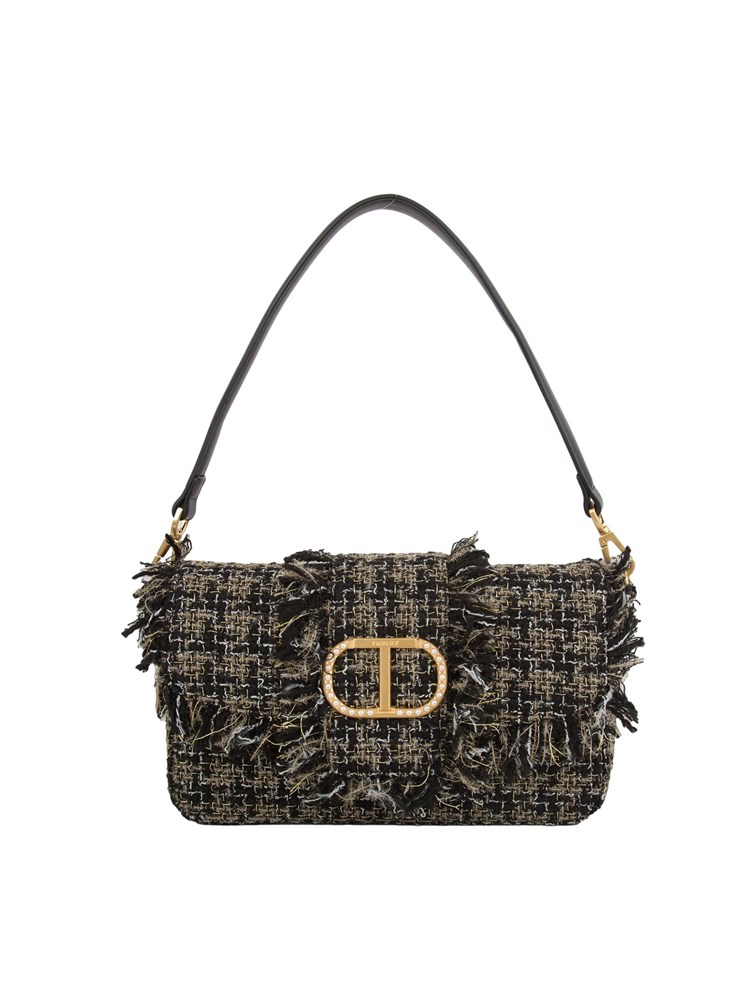 BORSA A SPALLA TWIN-SET NERO