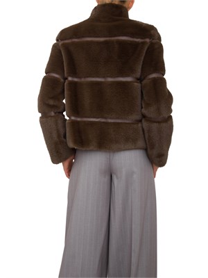 PELLICCIA TWIN-SET MARRONE in DONNA