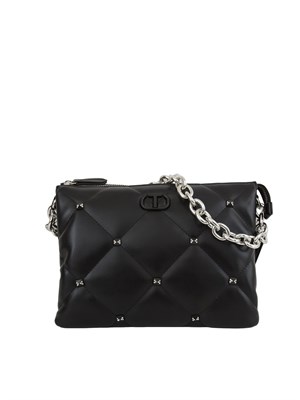 BORSA A SPALLA TWIN-SET NERO in DONNA