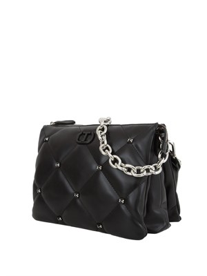BORSA A SPALLA TWIN-SET NERO in DONNA