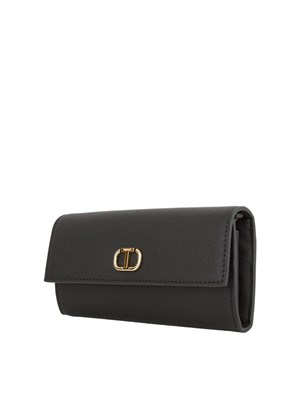 PORTAFOGLI TWIN-SET NERO in DONNA