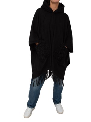 PONCHO LIU JO NERO in DONNA