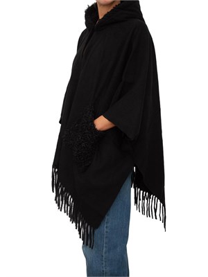 PONCHO LIU JO NERO in DONNA