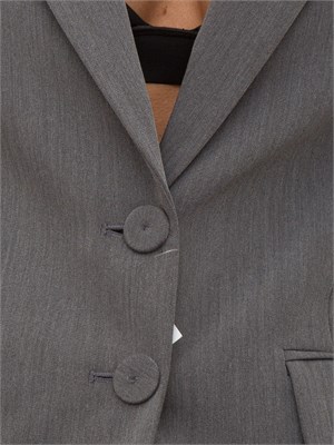 GIACCA MONOPETTO PATRIZIA PEPE GRIGIO in DONNA