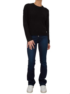 MAGLIA PATRIZIA PEPE NERO in DONNA