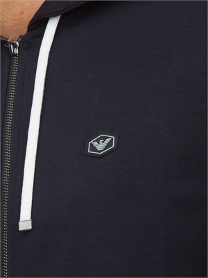 FELPA EMPORIO ARMANI BLU in UOMO