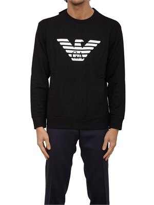FELPA EMPORIO ARMANI NERO in UOMO