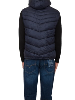 GILET GUESS JEANS BLU in UOMO