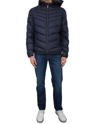 GIUBBINO GUESS JEANS BLU in UOMO