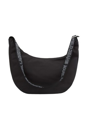 BORSA A SPALLA K.LAGERFELD NERO in DONNA