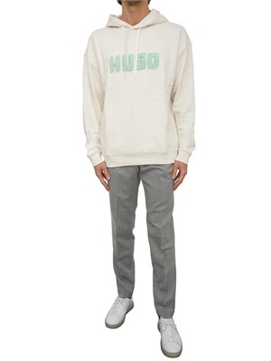 FELPA BOSS BIANCO in UOMO