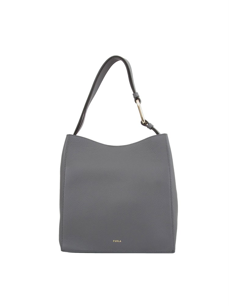 BORSA A SPALLA FURLA GRIGIO