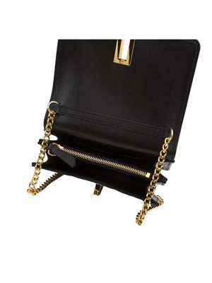 BORSA A SPALLA ELISABETTA FRANCHI NERO in DONNA
