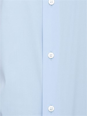 Camicia Boss P-Ray in cotone azzurro in UOMO