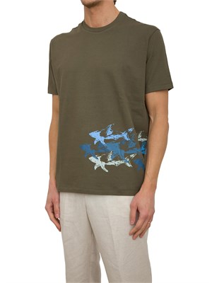 T-SHIRT PAUL[AND]SHARK VERDE in UOMO